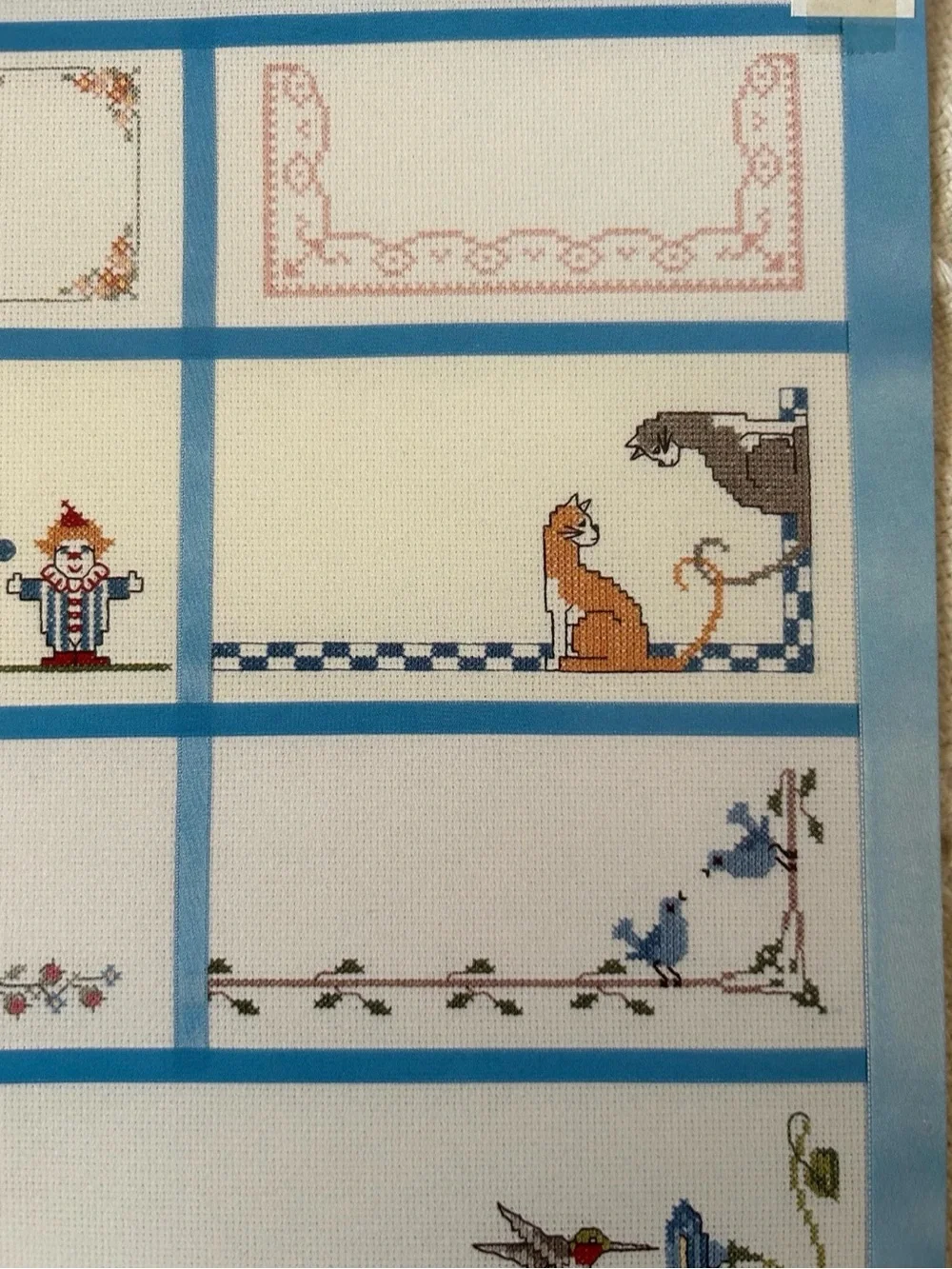VTG Hutspot House Corner on the Border Cross Stitch Pattern Booklet Tew
